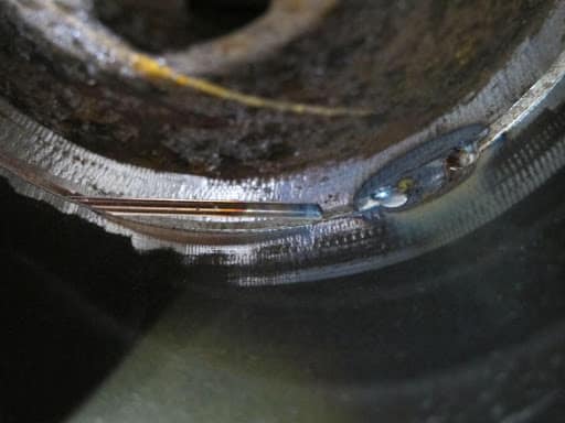 Add wire above the root at the bottom